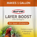 DURVET LAYER BOOST FOR LAYER CHICKENS 4 GM-40 PK
