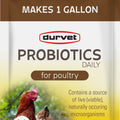 DURVET PROBIOTICS DAILY POULTRY SUPPLEMENT 3 GM-40 PK