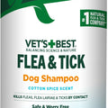 VET'S BEST FLEA & TICK DOG SHAMPOO 12 OZ