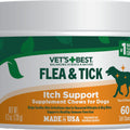 VET'S BEST FLEA & TICK SKIN SUPPORT CHEWS 60 CT