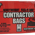 HEAVYWEIGHT FLEX-O-BAG CONTRACTOR BAGS 55 GAL-15 CT BLACK