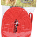 TRAIN RIGHT! COTTON WEB TRAINING LEASH 20 FT RED