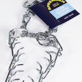 HERM SPRENGER ULTRA CHROME PRONG COLLAR W/LATCH 2.25 MM-14 IN SILVER