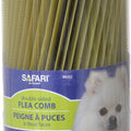 SAFARI DOUBLE SIDED FLEA COMBS 100 PC