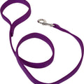 DOUBLE PLY DOG LEASH 1 IN X 4 FT PURPLE