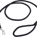 ROPE DOG LEASH 1/2 IN X 6 FT BLACK