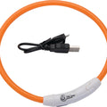 USB LIGHT-UP NECK RING 24 IN ORANGE