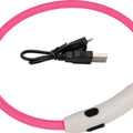 USB LIGHT-UP NECK RING 24 IN PINK