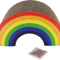 TURBO RAINBOW STACK CAT SCRATCHER  MULTI