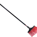 MAXISTRONG HEAVY DUTY ANGLE BROOM 13 IN BLACK/RED