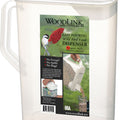 DUAL-POUR PLASTIC STORAGE CONTAINER 8 QT WHITE
