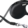 FLEXI CLASSIC TAPE RETRACTABLE LEASH XS-10 FT-26LB BLACK