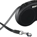 FLEXI CLASSIC TAPE RETRACTABLE LEASH SM-16 FT-33 LB BLACK