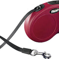 FLEXI CLASSIC TAPE RETRACTABLE LEASH MD-16 FT-55 LB RED