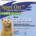 ZODIAC SPOT ON PLUS FLEA & TICK CONTROL FOR CATS > 5 LB-4 PK