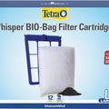 TETRA WHISPER UNASSEMBLED BIO BAG CARTRIDGE LG-12 PK