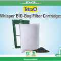 TETRA WHISPER UNASSEMBLED BIO BAG CARTRIDGE MD-12 PK
