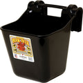LITTLE GIANT PLASTIC HOOK OVER FEEDER 12 QT BLACK