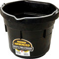 LITTLE GIANT DURAFLEX RUBBER FLAT BACK BUCKET 8 QT BLACK