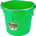 LITTLE GIANT DURAFLEX PLASTIC FLAT BACK BUCKET 20 QT LIME GREEN