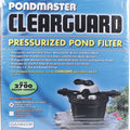PONDMASTER CLEARGUARD PRESSURIZED FILTER W/UV 2700 GAL