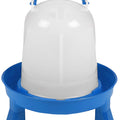 DOUBLE-TUF POULTRY WATERER W/LEGS 1.5 QT BLUE/WHITE