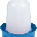 DOUBLE-TUF POULTRY WATERER W/LEGS 3 QT BLUE/WHITE