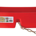 LITTLE GIANT FENCE FEEDER W/ CLIPS 16 IN RED