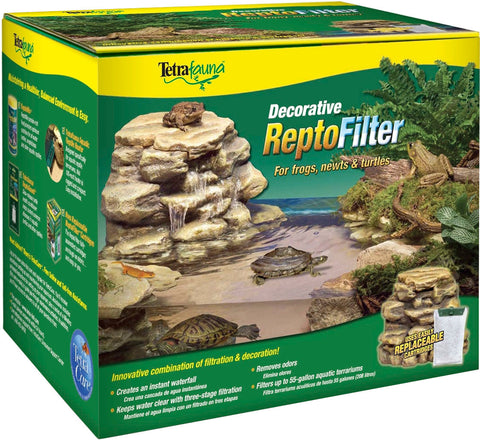 TETRA RIVER ROCK DECORATIVE REPTOFILTER UP TO 55 GAL