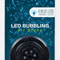 GLOFISH LED ROUND BUBBLER  BLUE