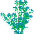 GLOFISH MULTI-COLOR AQUARIUM PLANT XL GREEN/BLUE