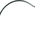 CURVED HANGER UPTURN HOOK 18 IN BLACK