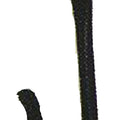 FLARED END J HOOK 3 IN BLACK