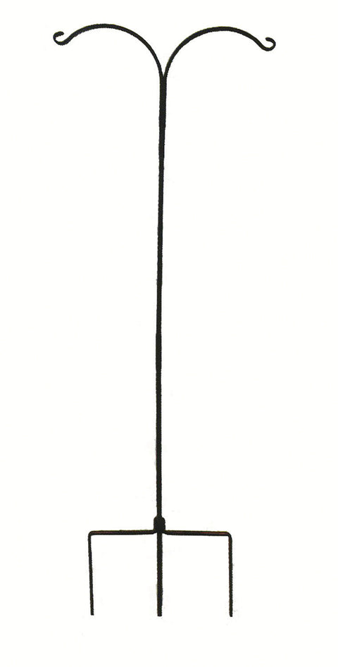 DOUBLE MAGNUM SHEPHERD HOOK 90 IN BLACK