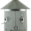 RUSTIC FARMHOUSE GALVANIZED SILO COMBO FEEDER 10 LB CAP NICKEL