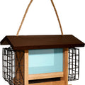 ULTIMATE RENEWABLE BAMBOO RANCH FEEDER W/SUET 2.5 LB CAP TAN/BROWN