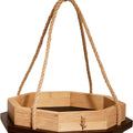 ULTIMATE RENEWABLE BAMBOO OCTAGON PLATFORM FEEDER 1.5 LB CAP TAN/BROWN