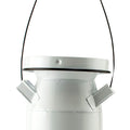 MILKHOUSE VINTAGE CAN SEED FEEDER 4 LB CAP WHITE