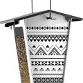 NORDIC HABITAT SNACK SHACK SQUIRREL RESISTANT FDR 7 LB CAP BLACK/WHITE
