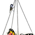 MONARCH BUTTERFLY GLASS FEEDER/FRUIT STATION 14X13X12 IN