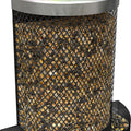 NEW AGE WALL & POST SEED FEEDER 3 LB CAP BLACK