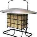 NEW AGE HEAVY-DUTY DOUBLE SUET CAGE FEEDER 2 CAKE CAP BLACK