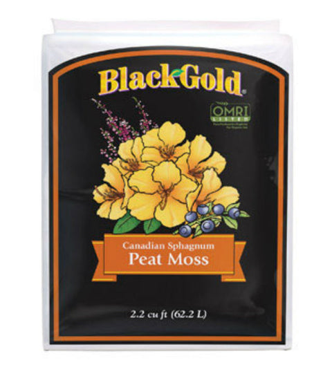 Black Gold Peat Moss, 2.2 cu ft