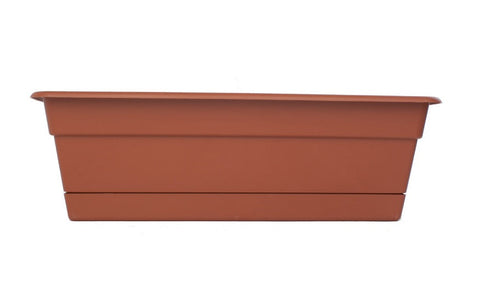 Bloem Terracotta Window Box Planter, 18"