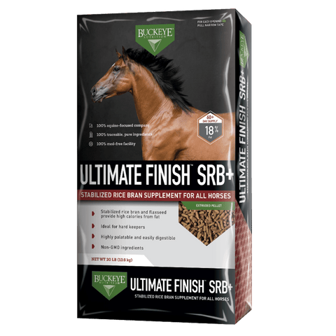 Buckeye Nutrition® ULTIMATE FINISH™ 25 Extruded Fat Supplement for Horses, 40 lb Bag - Image 4