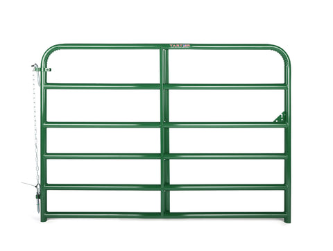 Tarter 6-Bar Economy Tube Gate, Green