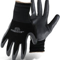 Boss Palm-Dipped Gloves, Black/Green, Medium