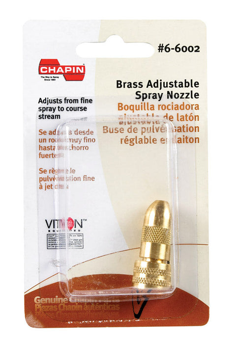 Chapin Brass Spray Nozzle, 5"