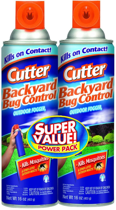Cutter Insect Killer Aerosol, 16 oz, 2 Pack