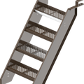 Tarter Bucking Chute Platform Stairs- Fits Left Or Right Hand